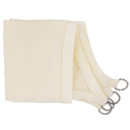 Sundaze 3.6X3.6M Sun Shade Sail Square Hdpe Breathable Uv Block Sunscreen Cream With Free Rope - thumbnail 3