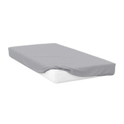 Belledorm 400 Thread Count Egyptian Cotton Fitted Sheet Platinum (Double) - thumbnail 1