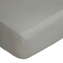 Belledorm 400 Thread Count Egyptian Cotton Fitted Sheet Platinum (Double) - thumbnail 2