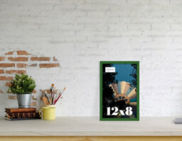 12X8 Green Picture Frame (30.5 X 20.3Cm) Poster, Photo, Artwork, Gallery Wall Or Print - thumbnail 2
