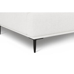 "Valencia Kotor Modern Fabric 91""sofa White Color Kiln-Dried Wood Premium Fabric Extra Firm Cushion" - thumbnail 6