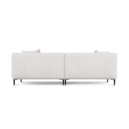 "Valencia Kotor Modern Fabric 91""sofa White Color Kiln-Dried Wood Premium Fabric Extra Firm Cushion" - thumbnail 9