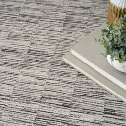 Charcoal Grey Bordered,abstract Modern Easy To Clean Rug For Bedroom & Living Room-119Cm X 180Cm - thumbnail 6