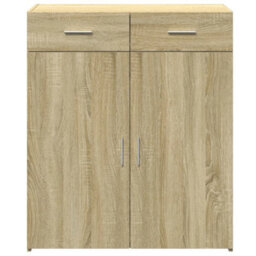 Berkfield Sideboard Sonoma Oak 80X42.5X93 Cm Engineered Wood - thumbnail 4