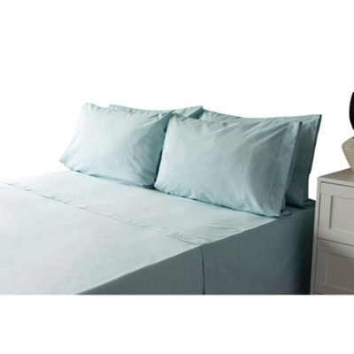Belledorm Housewife Pillowcase (Pack Of 2) Duck Egg (51Cm X 76Cm)