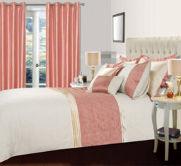 Intimates Pink Valdez Duvet Cover And Pillowcase Set Double