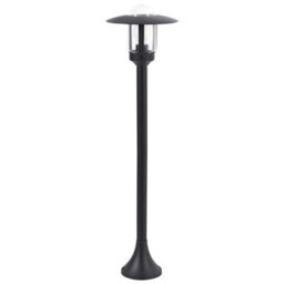 Beliani Outdoor Bollard Lamp Tizu Black