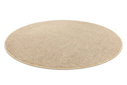 RugsX Carpet Casablanca Loom Circle Beige, Loop, Soft Indoor & Outdoor Circle 133 Cm - thumbnail 3