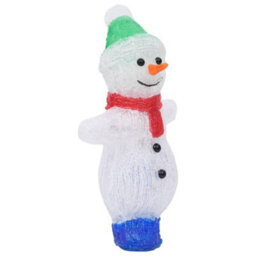 Berkfield Led Christmas Acrylic Snowman Figure Indoor And Outdoor 30Cm - thumbnail 5