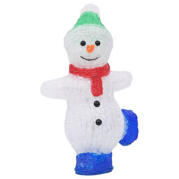 Berkfield Led Christmas Acrylic Snowman Figure Indoor And Outdoor 30Cm - thumbnail 4
