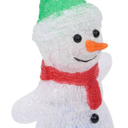 Berkfield Led Christmas Acrylic Snowman Figure Indoor And Outdoor 30Cm - thumbnail 8