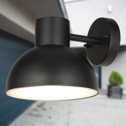 First Choice Lighting Set Of 2 Arkle - Black Ip44 Outdoor Wall Lights - thumbnail 3