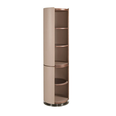 Angel Cerda Walnut And Mink Leatherette Shelf - image 1