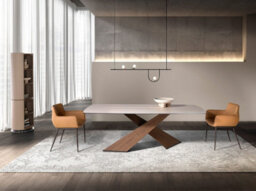 Angel Cerda Walnut And Mink Leatherette Shelf - thumbnail 6