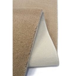 Melrose Plain Brown Anti Slip Washable Medium Area Rug Mat 100/150Cm - thumbnail 3