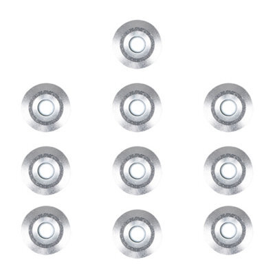 Valuelights 10 Pack Ip67 Rated 15mm White Led Round Decking Kitchen Plinth Lights Kit - image 1