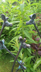 Inspirational Gifting Giraffe Family Sculpture Ornament With An Aged Bronze Finish - thumbnail 4