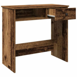 Berkfield Desk Old Wood 80X40X75 Cm Engineered Wood - thumbnail 5