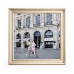 Home Luxe Interiors Dior Joaillerie Champagne Step Frame Wall Art 40X40Cm Luxury Decor - thumbnail 3