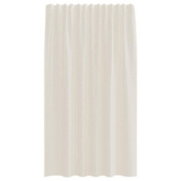 Berkfield Voile Curtains With Rod Pockets 2 Pcs Cream - thumbnail 4