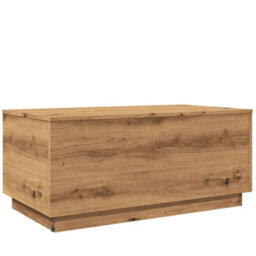 Berkfield Coffee Table With Led Lights Artisan Oak 90X50X40 Cm - thumbnail 9