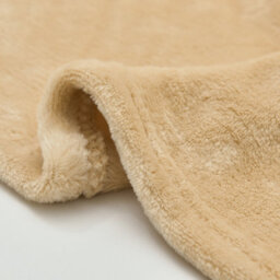 Ehc Super Soft Fluffy Snugly Solid Flannel Fleece Throws For Sofa Bed Blankets, Beige 150 Cm X 200 Cm - thumbnail 6