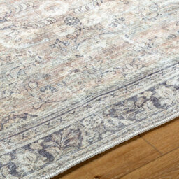 Livabliss Becki Owens Darling-Washable Brown Pink Traditional Vintage Boho Living Dining Rug 200 X 275 Cm Easy Care, Non Shedding - thumbnail 3