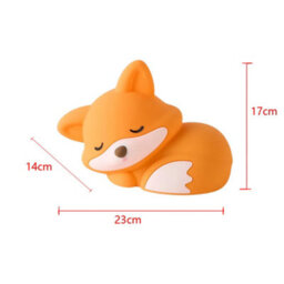 Amorly Cute Fox Lamp, Squishy Animal Night Light, Kids Baby Fox Gifts,adorable Rechargeable Animal Lamps Gifts Kawaii Room Decor For Kids - thumbnail 8