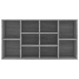 Berkfield Shoe Bench Grey Sonoma 103X30X54.5 Cm Engineered Wood - thumbnail 5
