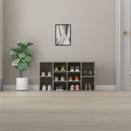 Berkfield Shoe Bench Grey Sonoma 103X30X54.5 Cm Engineered Wood - thumbnail 3