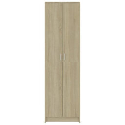 Berkfield Hallway Wardrobe Sonoma Oak 55X25X189 Cm Engineered Wood - thumbnail 7
