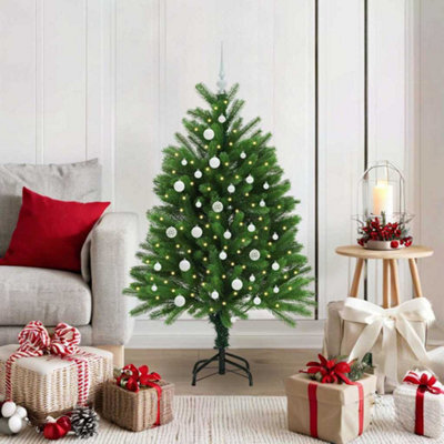 Vidaxl Christmas Tree With 150 Leds With Stand Green 120 Cm Pe - image 1