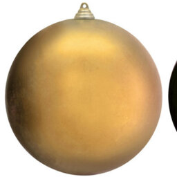 Christmas Tree World 20Cm Gold Bauble Set Shiny/matt (12 Pc) - thumbnail 5