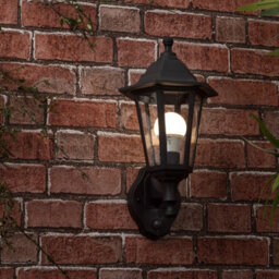 Valuelights Mayfair Traditional Style Black Outdoor Security Dusk To Dawn Ip44 Rated Wall Light Lantern - thumbnail 5