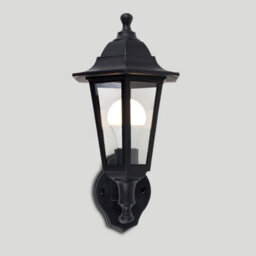 Valuelights Mayfair Traditional Style Black Outdoor Security Dusk To Dawn Ip44 Rated Wall Light Lantern - thumbnail 3