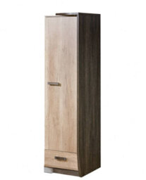 Arte Romero R17 Tall Cabinet Right - Minimalist Design In Oak Canyon, H1925mm W500mm D580mm - thumbnail 1