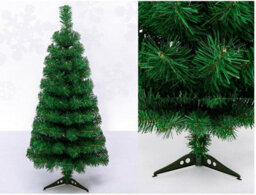 Shatchi 4Ft Green Artificial Christmas Traditional Realistic Natural Branches Canadian Pine Tips Xmas Tree - thumbnail 8