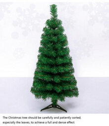 Shatchi 4Ft Green Artificial Christmas Traditional Realistic Natural Branches Canadian Pine Tips Xmas Tree - thumbnail 6