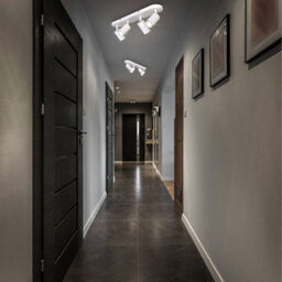 B.k.licht White 4 Way Ceiling Light Gu10 Lamp Metal Kitchen Hallway - thumbnail 6