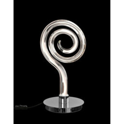 Luminosa Lighting Luminosa Adaggio Iris Crystal Table Lamp, 10W Led, 3000K, 800Lm, Polished Chrome/clear, Made In Spain - thumbnail 2