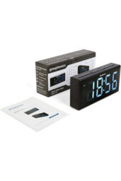 Grouptronics Denver Gtcr-T1M Black Large Digit Digital Alarm Clock Radio With Customizable Brightness And Fm - thumbnail 6