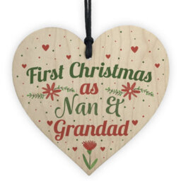 Red Ocean Nanny Gifts Christmas Nan Nannie Nanna Nana Grandad Xmas Tree Bauble Decoration Gift - thumbnail 1