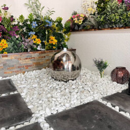 Outdoor Living UK 20Cms Stainless Steel Sphere  Tr/10105-S1.a.d - thumbnail 1