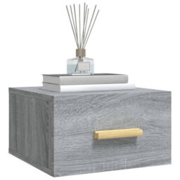 Vidaxl Wall-Mounted Bedside Cabinets 2 Pcs Grey Sonoma 35X35X20 Cm - thumbnail 4