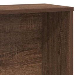 Berkfield Bookcase Brown Oak 60X24X120 Cm Engineered Wood - thumbnail 8