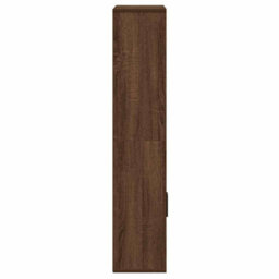 Berkfield Bookcase Brown Oak 60X24X120 Cm Engineered Wood - thumbnail 5