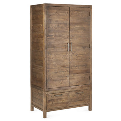 Oakham Premium Legacy 2 Door Wardrobe In Cashew - image 1