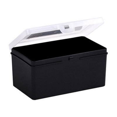 Wham Organiser Box 1.02 14.5Cm Deep Recycled Black/clear