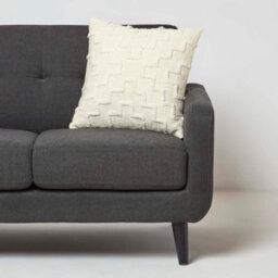 Homescapes Geometric Natural Tufted Cotton Cushion 45 X 45 Cm - thumbnail 2