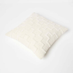 Homescapes Geometric Natural Tufted Cotton Cushion 45 X 45 Cm - thumbnail 5